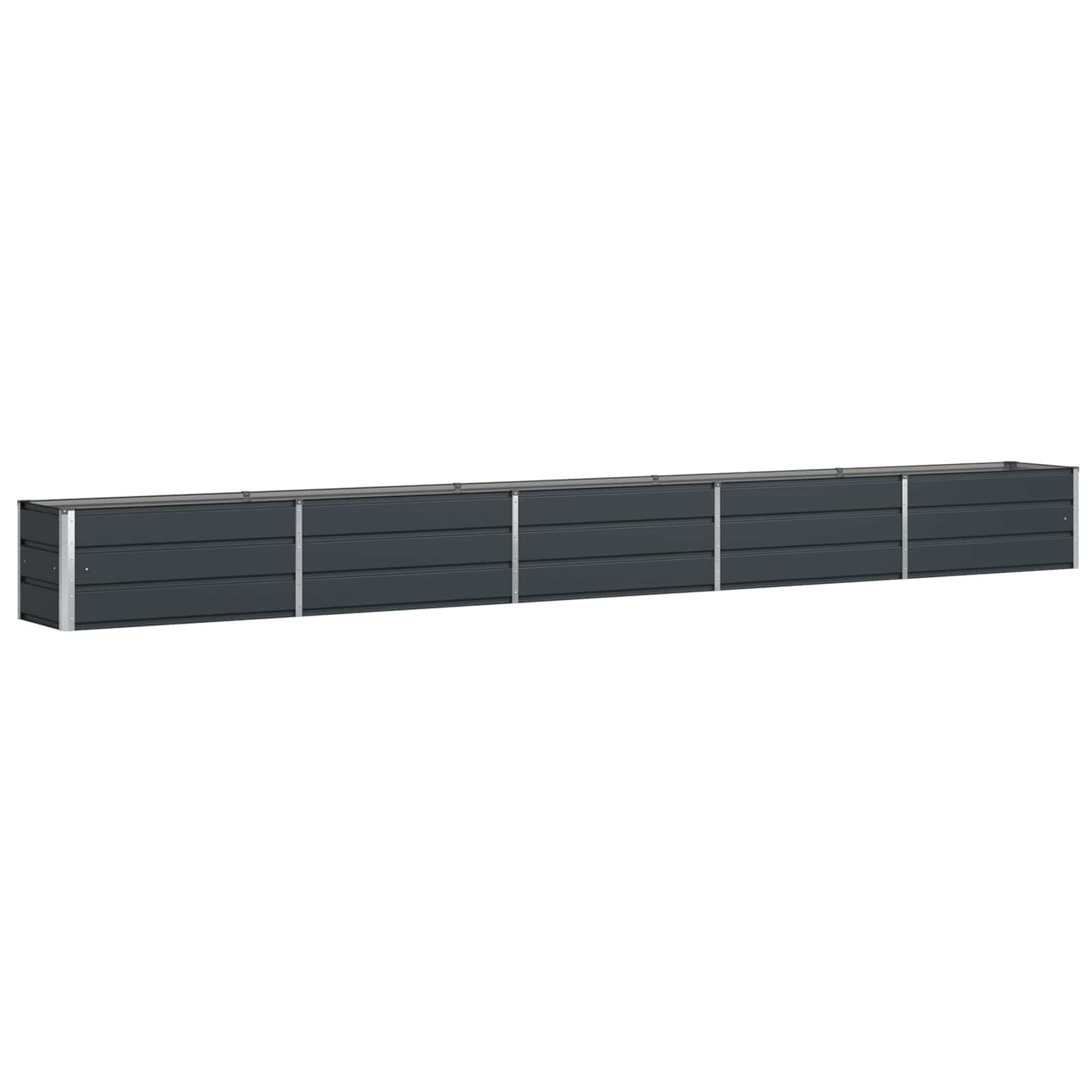 Γλάστρα Ανθρακί 480 x 50 x 45 εκ Επικαλυμμένος Χάλυβας - Pakobazaar