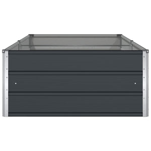 Γλάστρα Ανθρακί 195 x 100 x 45 εκ Επικαλυμμένος Χάλυβας - Pakobazaar