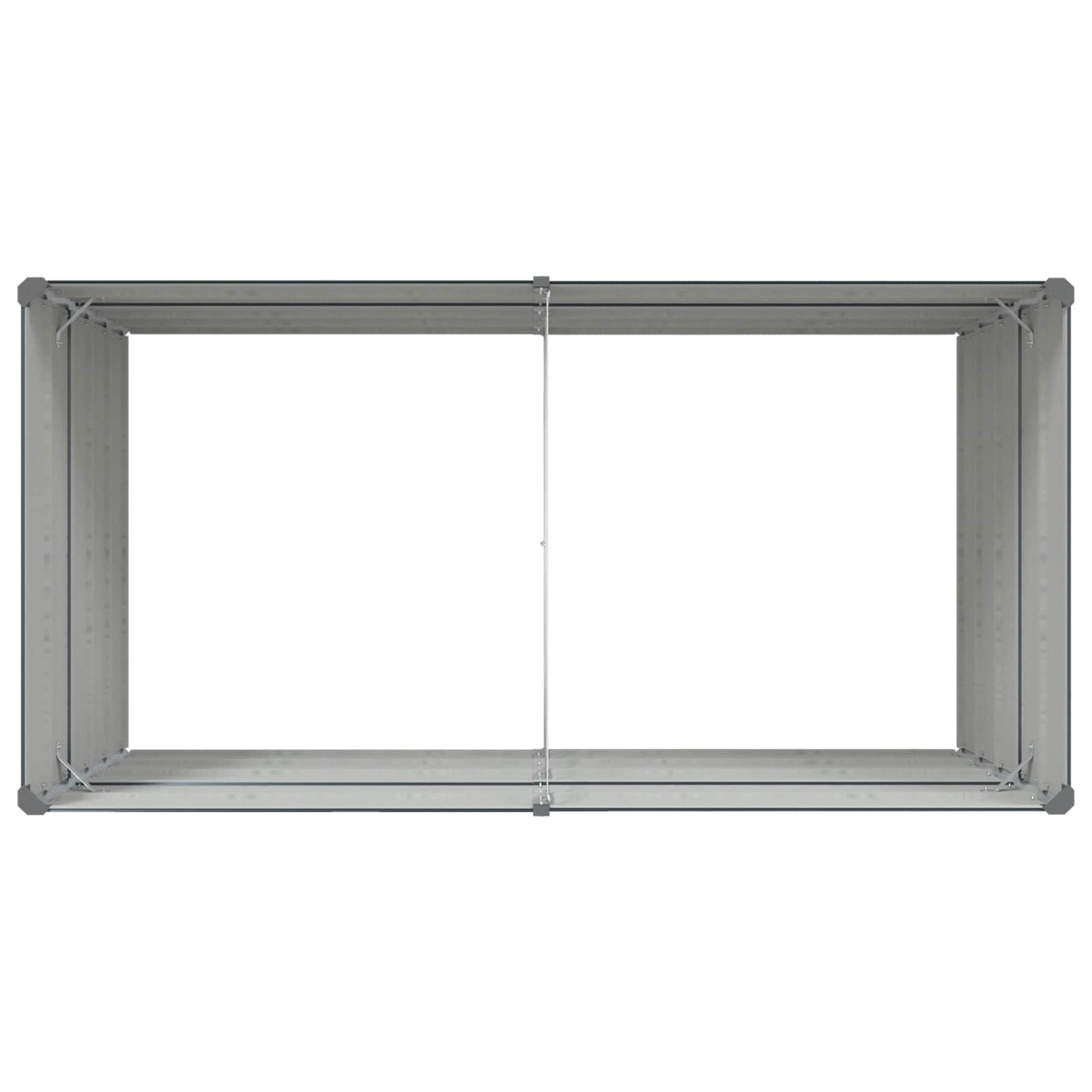 Γλάστρα Ανθρακί 195 x 100 x 45 εκ Επικαλυμμένος Χάλυβας - Pakobazaar