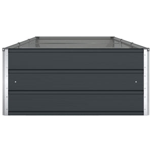 Γλάστρα Ανθρακί 195 x 100 x 45 εκ Επικαλυμμένος Χάλυβας - Pakobazaar