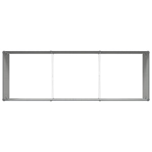 Γλάστρα Ανθρακί 195 x 100 x 45 εκ Επικαλυμμένος Χάλυβας - Pakobazaar