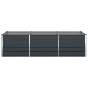 Γλάστρα Ανθρακί 195 x 100 x 45 εκ Επικαλυμμένος Χάλυβας - Pakobazaar