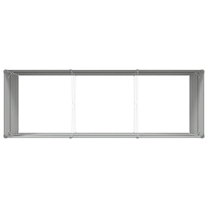 Γλάστρα Ανθρακί 195 x 100 x 45 εκ Επικαλυμμένος Χάλυβας - Pakobazaar