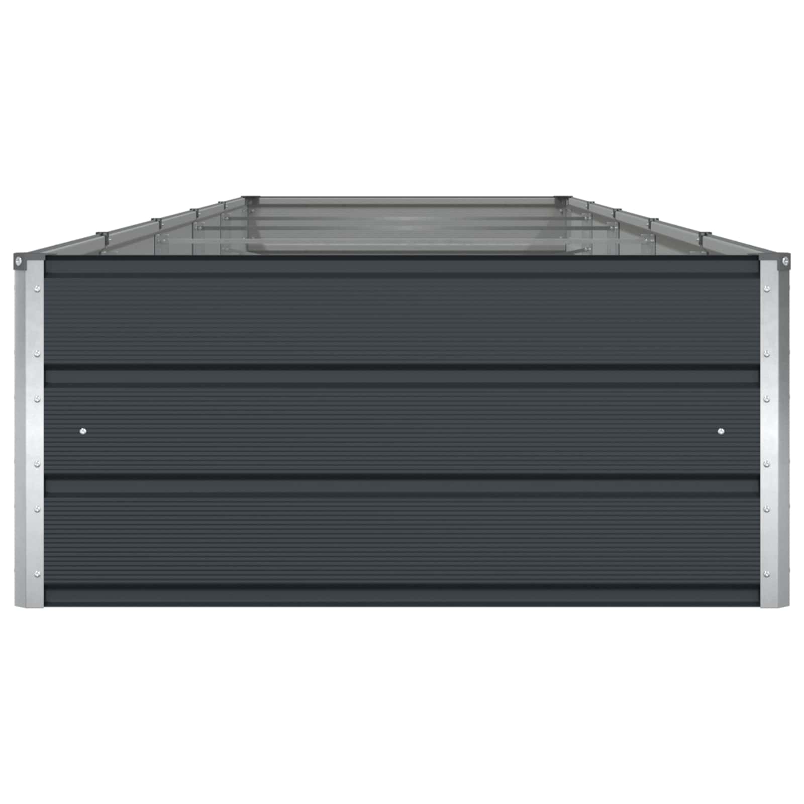 Γλάστρα Ανθρακί 195 x 100 x 45 εκ Επικαλυμμένος Χάλυβας - Pakobazaar