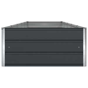 Γλάστρα Ανθρακί 195 x 100 x 45 εκ Επικαλυμμένος Χάλυβας - Pakobazaar