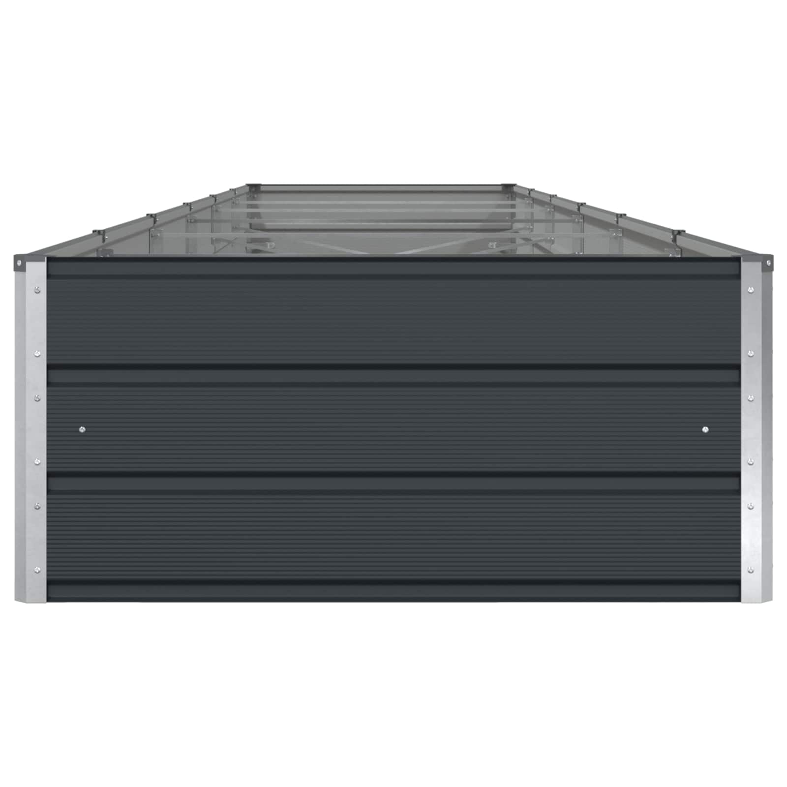 Γλάστρα Ανθρακί 195 x 100 x 45 εκ Επικαλυμμένος Χάλυβας - Pakobazaar