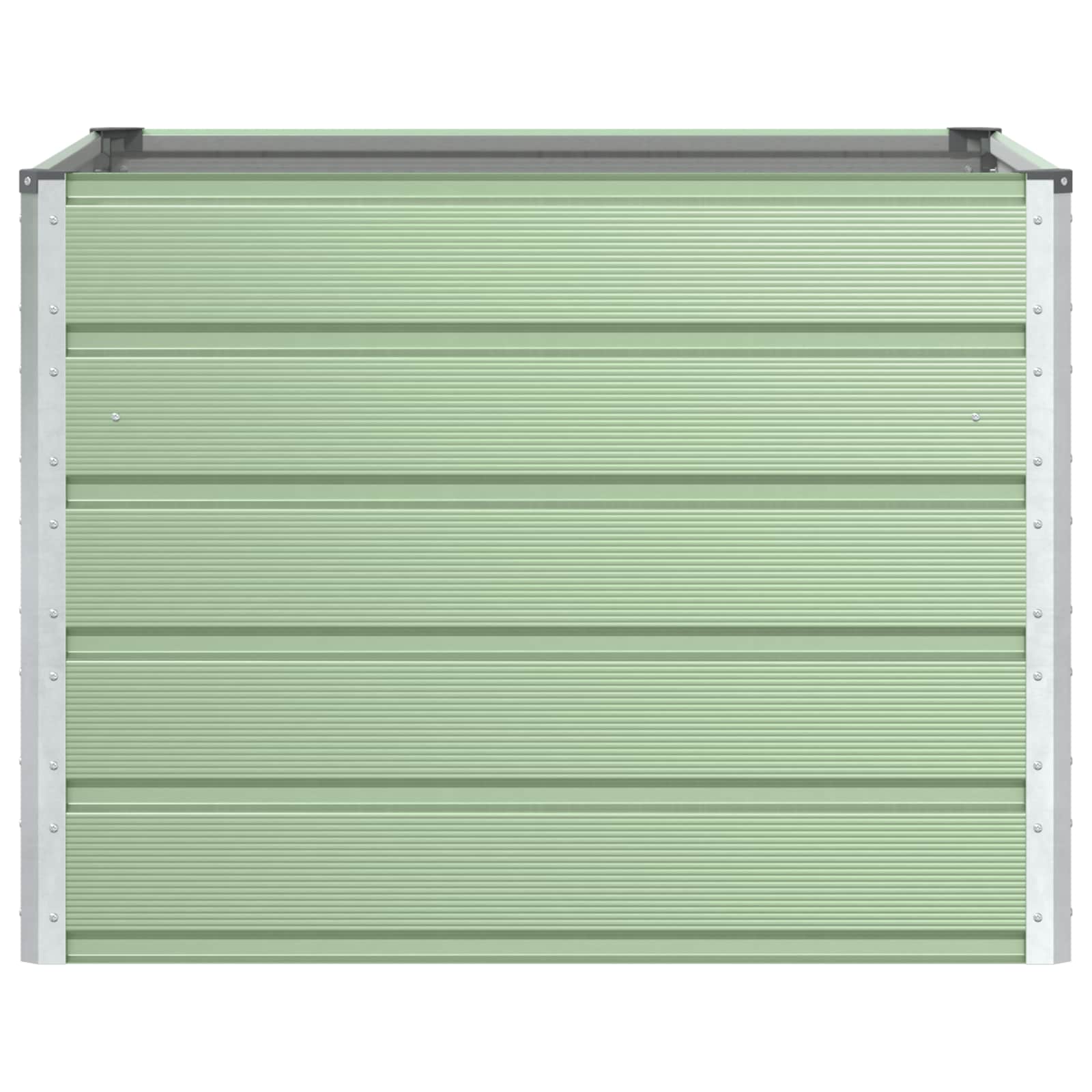 Γλάστρα Παστέλ Πράσινο 100 x 100 x 75 εκ Ατσάλι - Pakobazaar