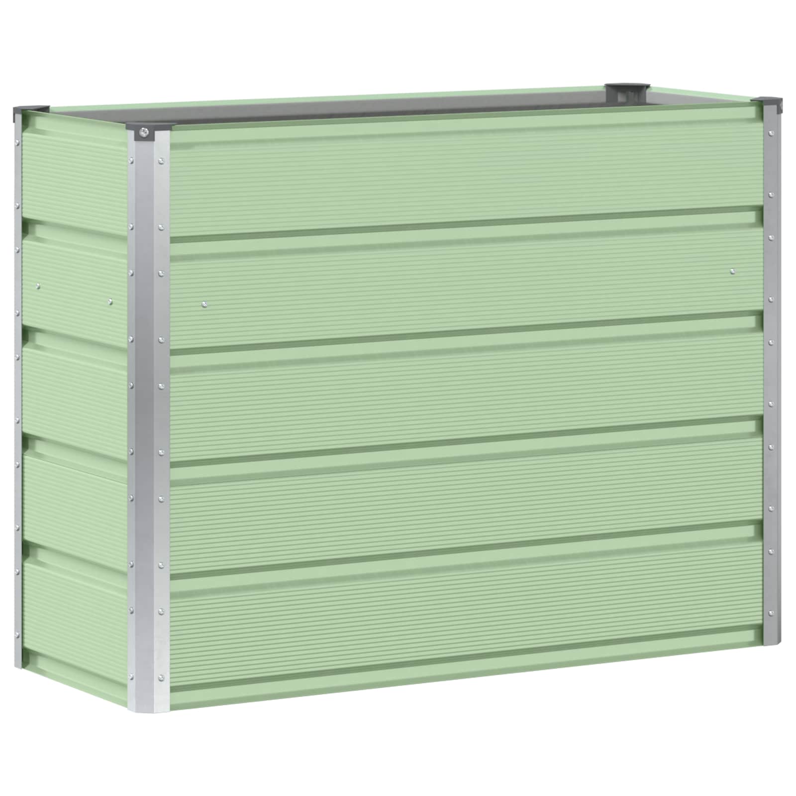 Γλάστρα Πράσινο 100 x 40 x 75 cm Ατσάλι - Pakobazaar