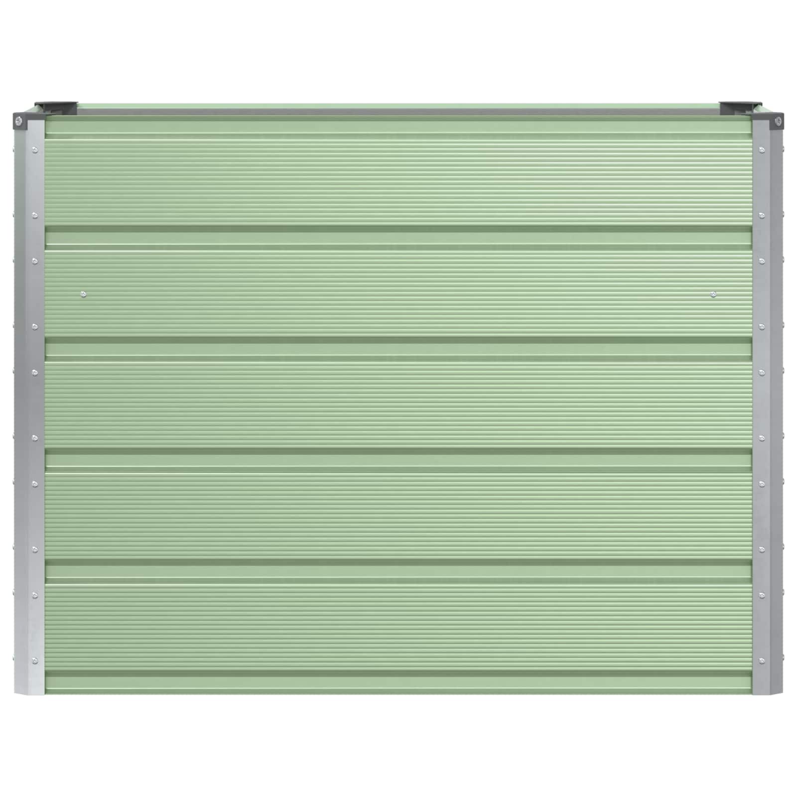 Γλάστρα Πράσινο 100 x 40 x 75 cm Ατσάλι - Pakobazaar