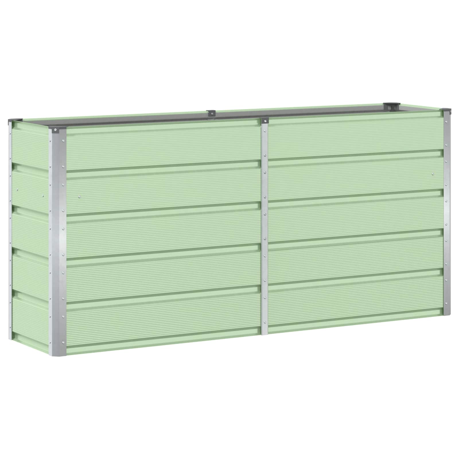 Γλάστρα Πράσινο 160 x 40 x 75 εκ. Ατσάλι - Pakobazaar