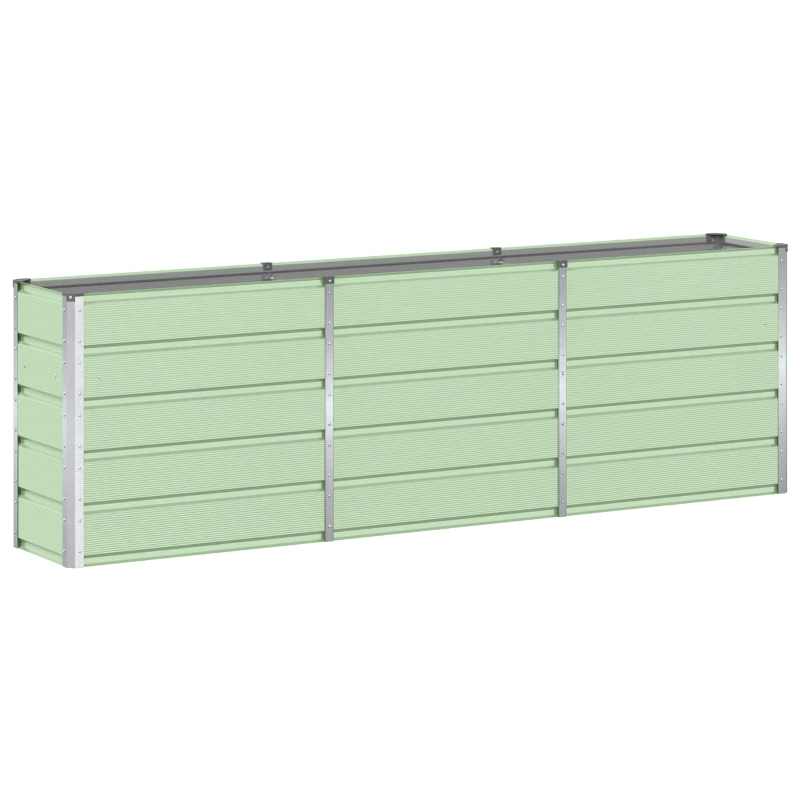 Γλάστρα Πράσινο 160 x 40 x 75 εκ. Ατσάλι - Pakobazaar