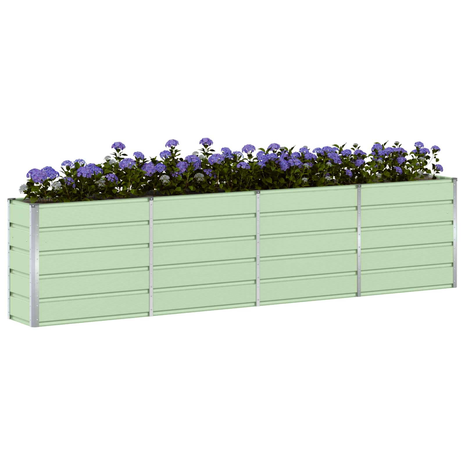 Γλάστρα Πράσινο 160 x 40 x 75 εκ. Ατσάλι - Pakobazaar