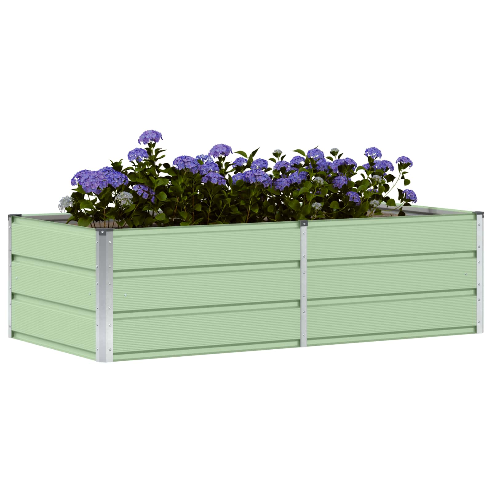 Γλάστρα Πράσινο 160 x 80 x 45 cm Ατσάλι - Pakobazaar