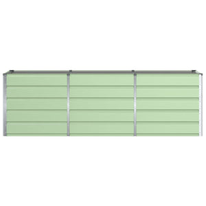 Γλάστρα Πράσινο 240 x 80 x 75 εκ. Ατσάλι - Pakobazaar