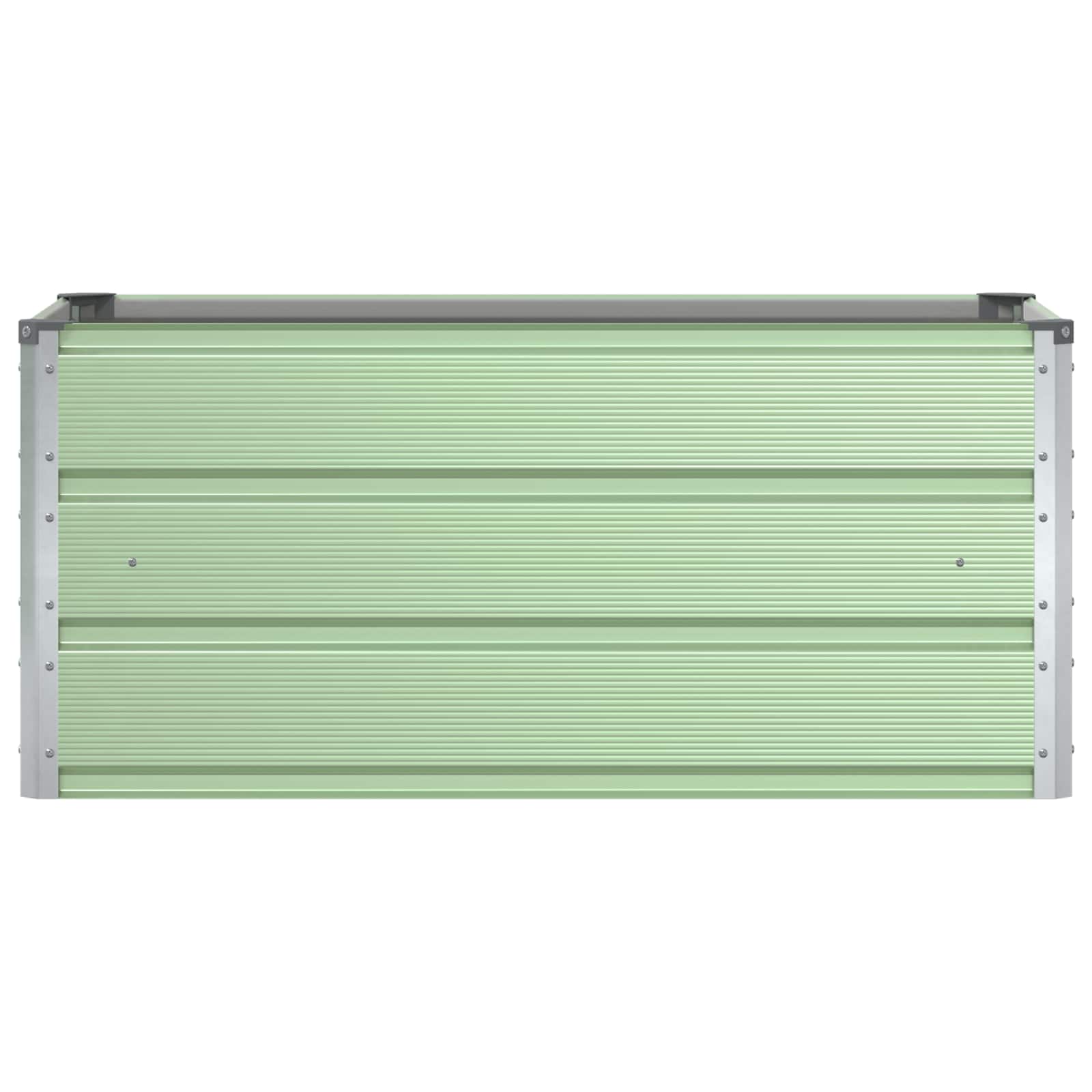 Γλάστρα Παστέλ Πράσινο 100 x 50 x 45 cm Επικαλυμμένος Χάλυβας - Pakobazaar
