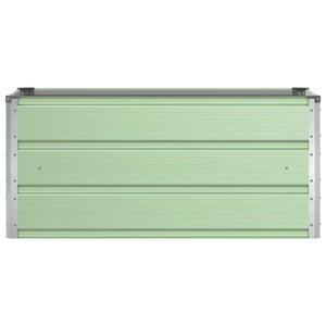 Γλάστρα Παστέλ Πράσινο 100 x 50 x 45 cm Επικαλυμμένος Χάλυβας - Pakobazaar