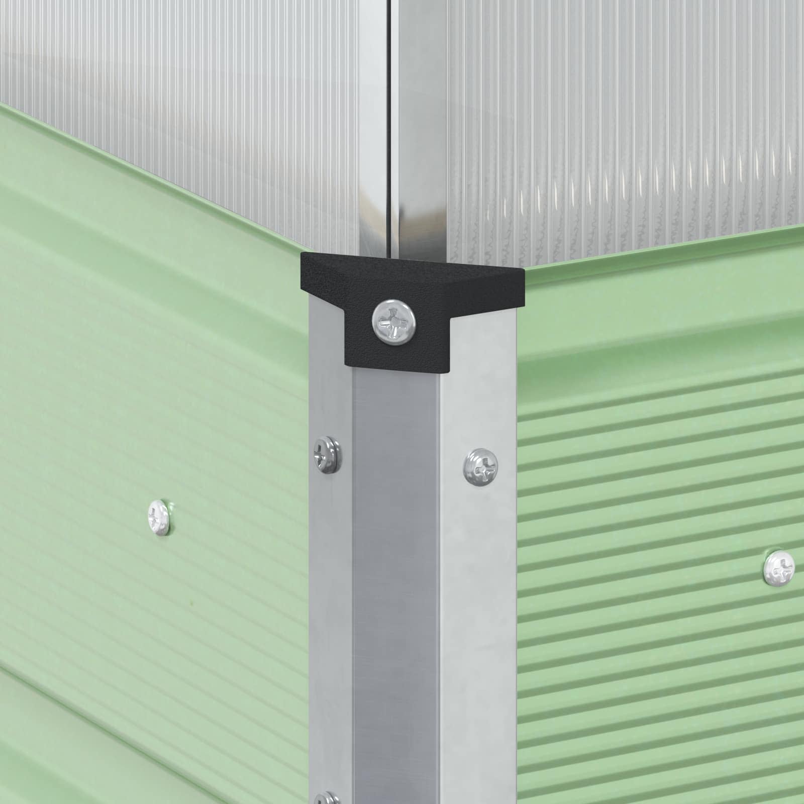 Γλάστρα Παραλλαγή Παστέλ Πράσινο 100 x 100 x 77 cm - Pakobazaar