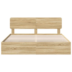 Σκελετός Κρεβατιού με συρτάρι Δρύς Sonoma 180 x 200 cm - Pakobazaar