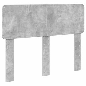 Κρεβάτι Αποθήκης Σκυρόδεμα Γκρι 135 x 190 cm Επεξεργασμένο Ξύλο
