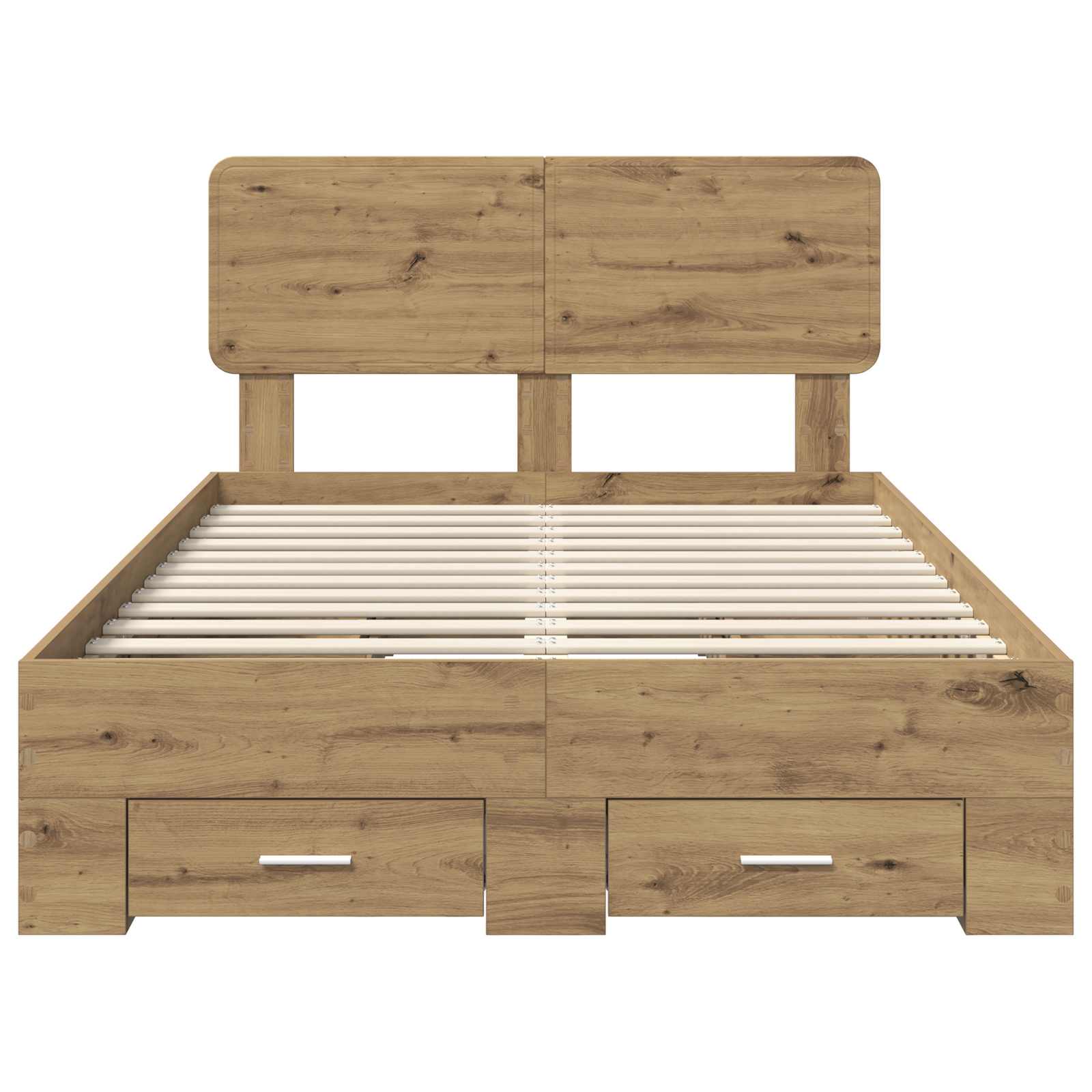 Σκελετός Κρεβατιού Artisan Oak 120 x 200 cm Επεξεργασμένο ξύλο - Pakobazaar