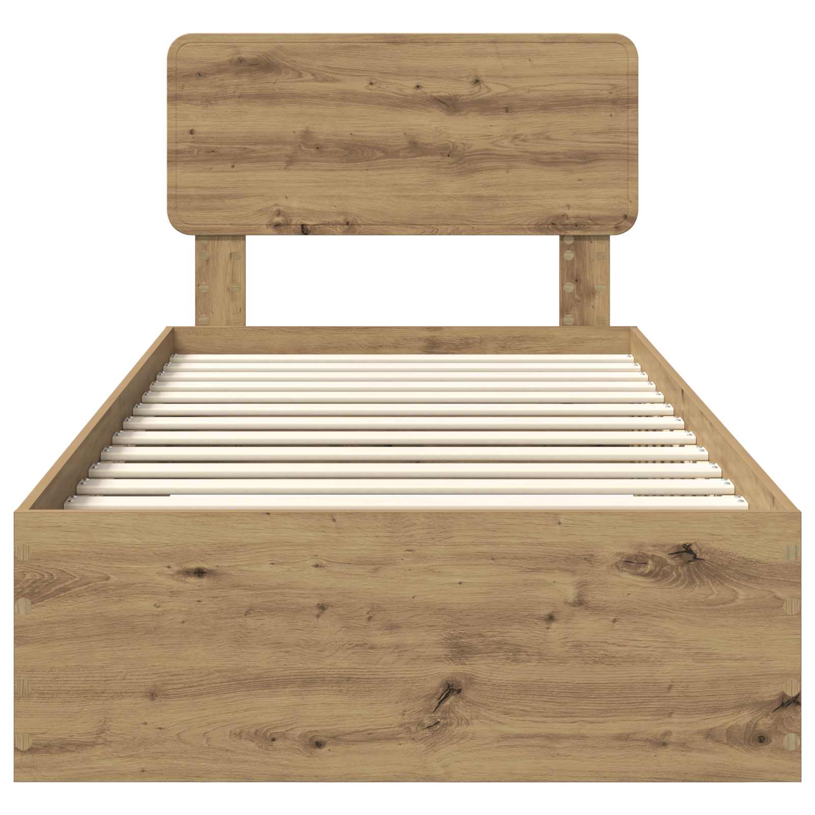 Σκελετός Κρεβατιού Artisan Oak 100 x 200 cm Επεξεργασμένο ξύλο