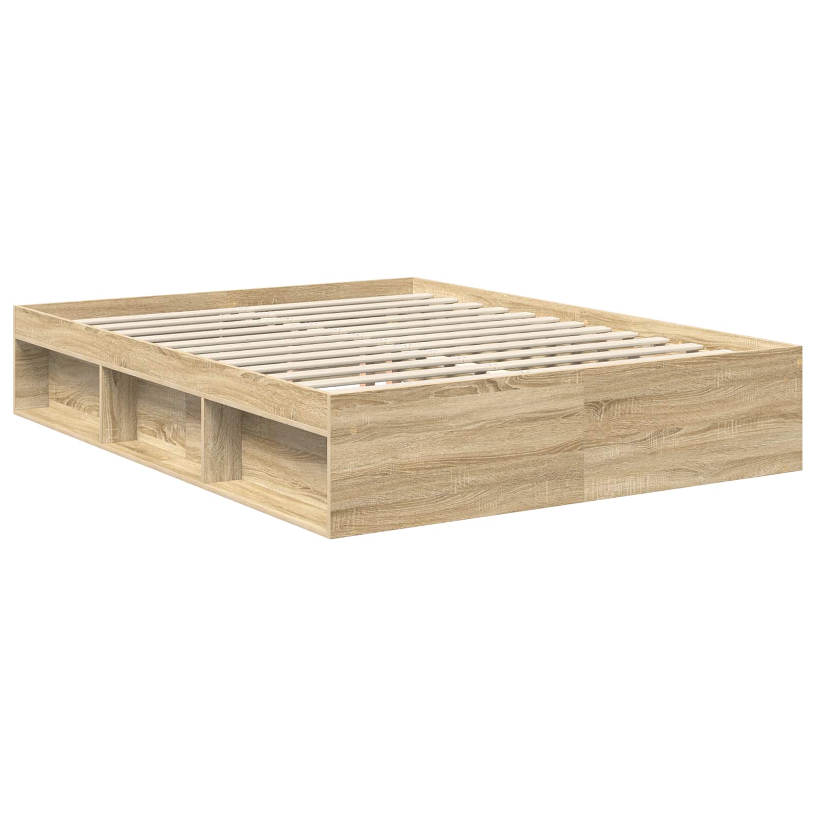 Σκελετός Κρεβατιού με κεφαλάρι Δρύς Sonoma 150 x 200 cm