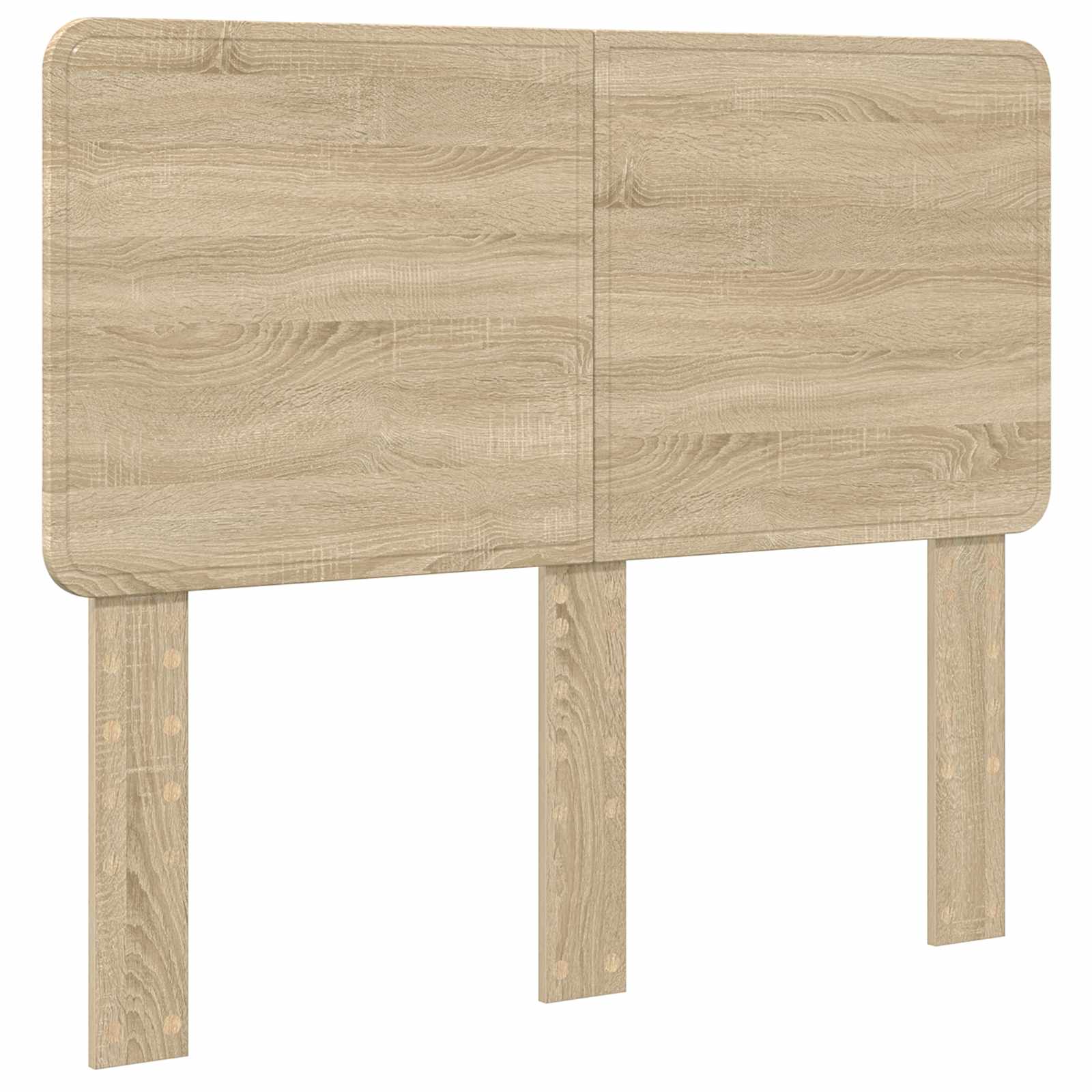 Σκελετός Κρεβατιού με κεφαλάρι Δρύς Sonoma 135 x 190 cm - Pakobazaar