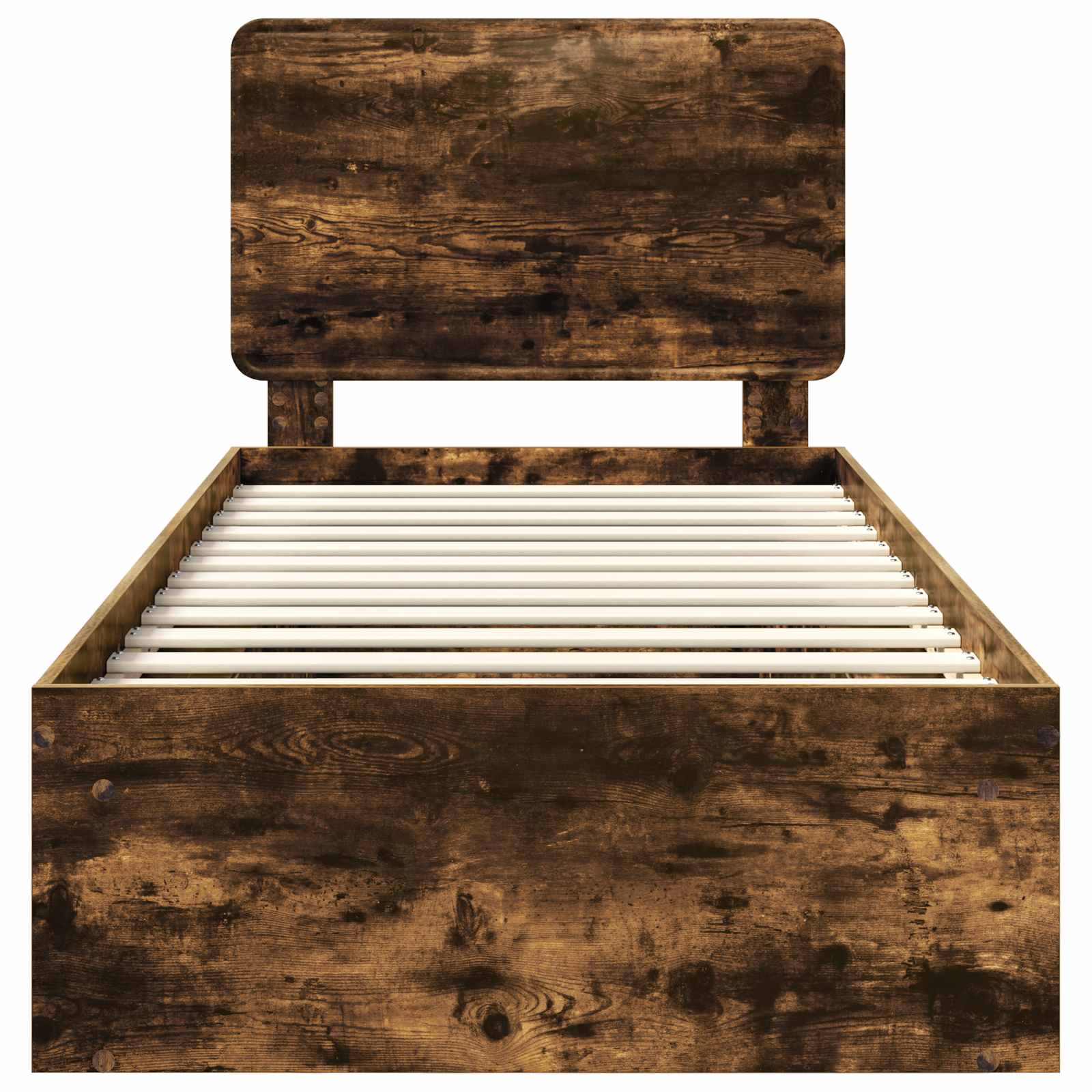 Σκελετός Κρεβατιού με κεφαλάρι Καπνιστό Δρύς 100 x 200 cm