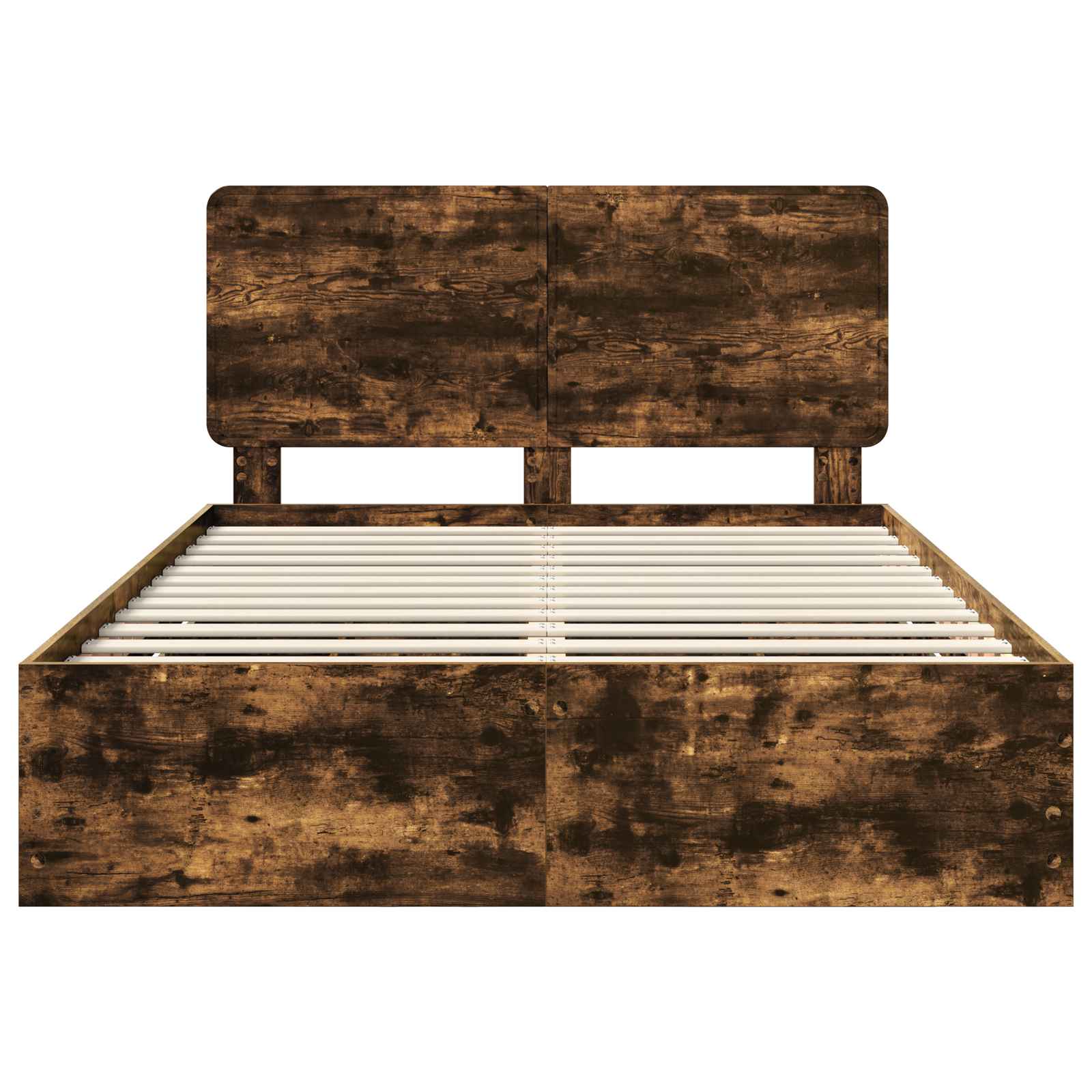 Σκελετός Κρεβατιού Καπνιστό Δρύς 140 x 200 cm Μηχανήματος Ξύλο