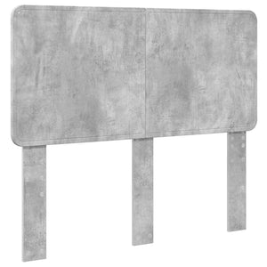 Σκελετός Κρεβατιού Σκυρόδεμα Γκρι 135 x 190 cm Μηχανήματος Ξύλο
