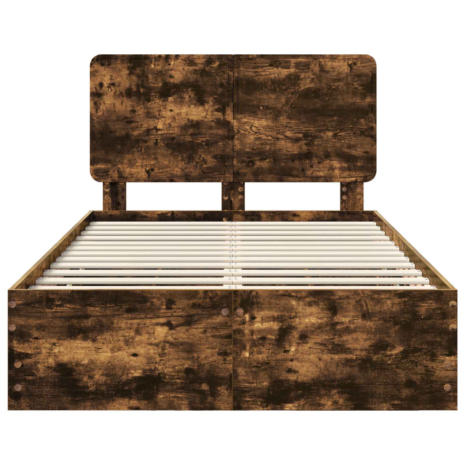 Σκελετός Κρεβατιού Καπνιστό Δρύς 120 x 190 cm Μηχανήματος Ξύλο