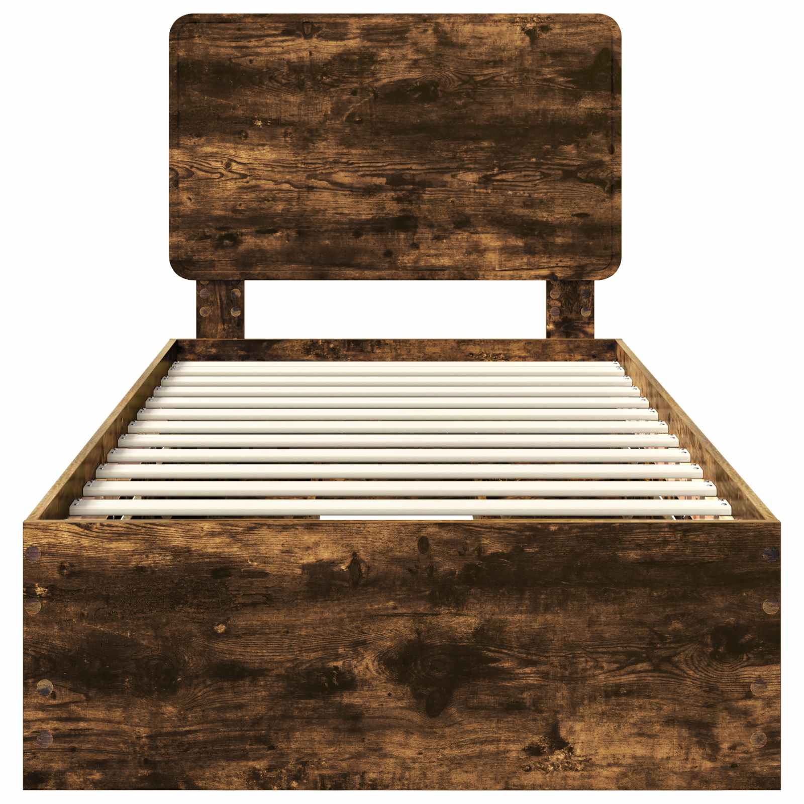 Σκελετός Κρεβατιού Καπνιστό Δρύς 90 x 200 cm Μηχανήματος Ξύλο