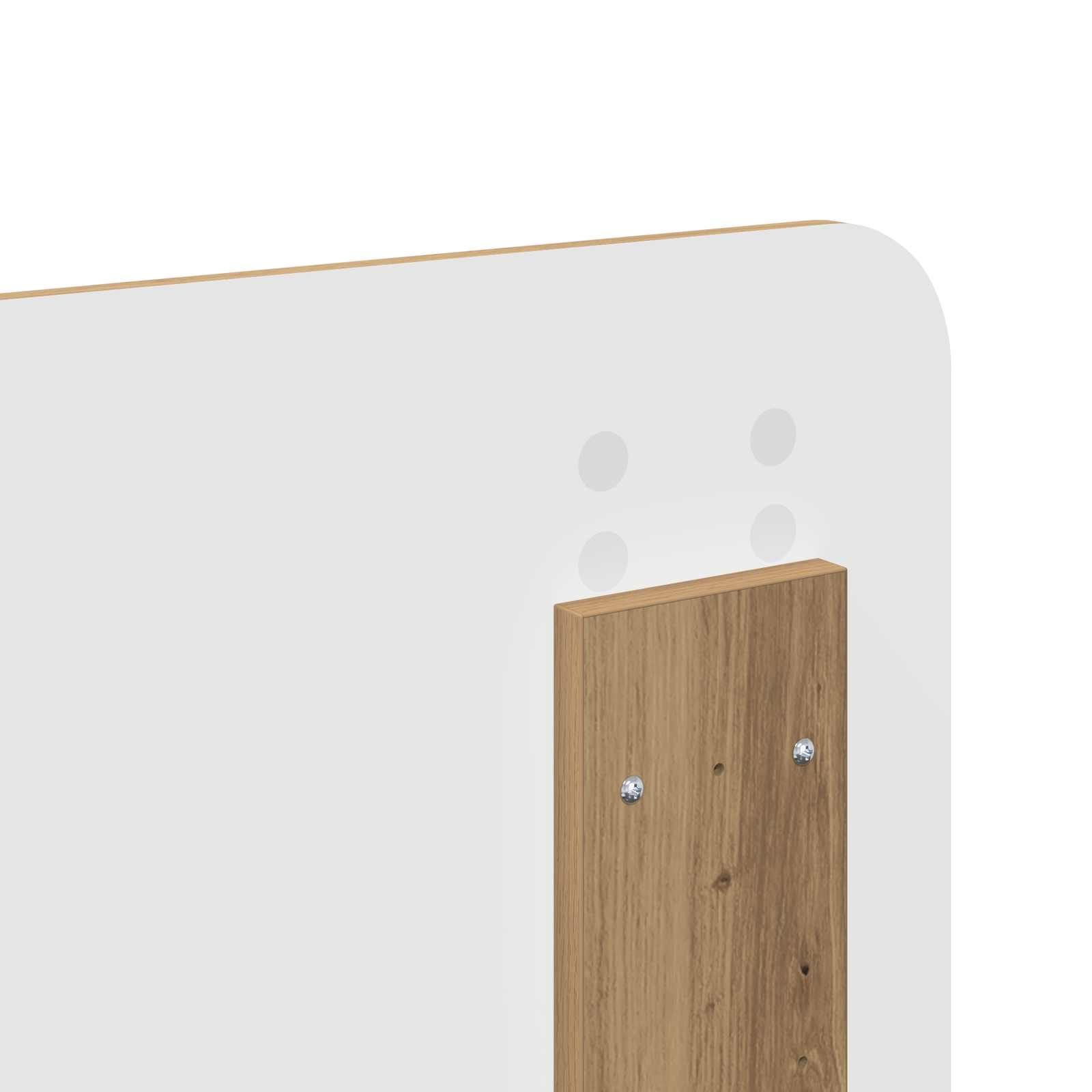 Σκελετός Κρεβατιού Artisan Oak 135 x 190 cm Επεξεργασμένο ξύλο