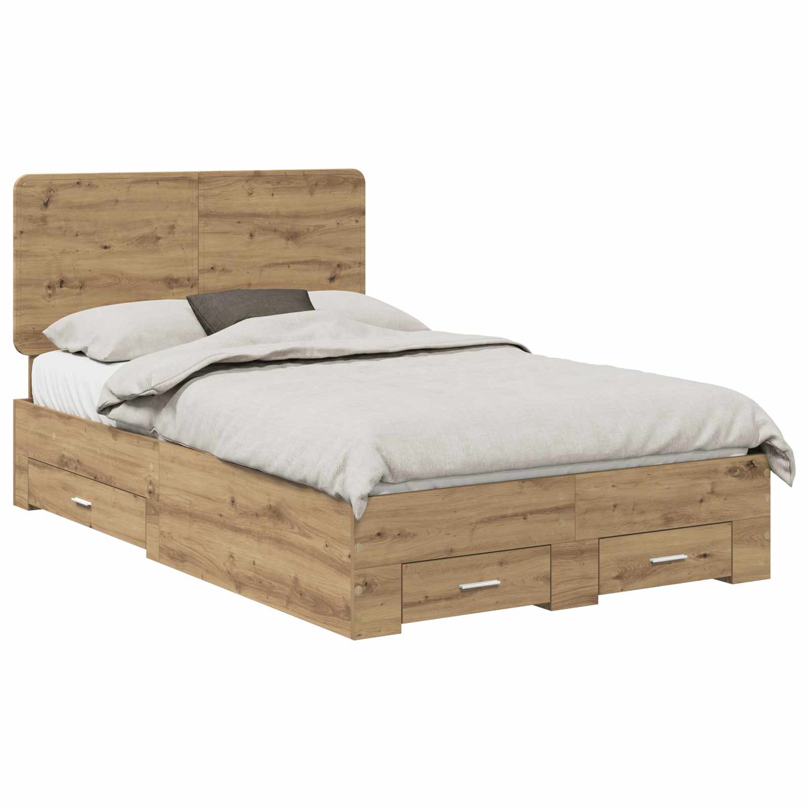 Σκελετός Κρεβατιού Artisan Oak 120 x 200 cm Επεξεργασμένο ξύλο - Pakobazaar