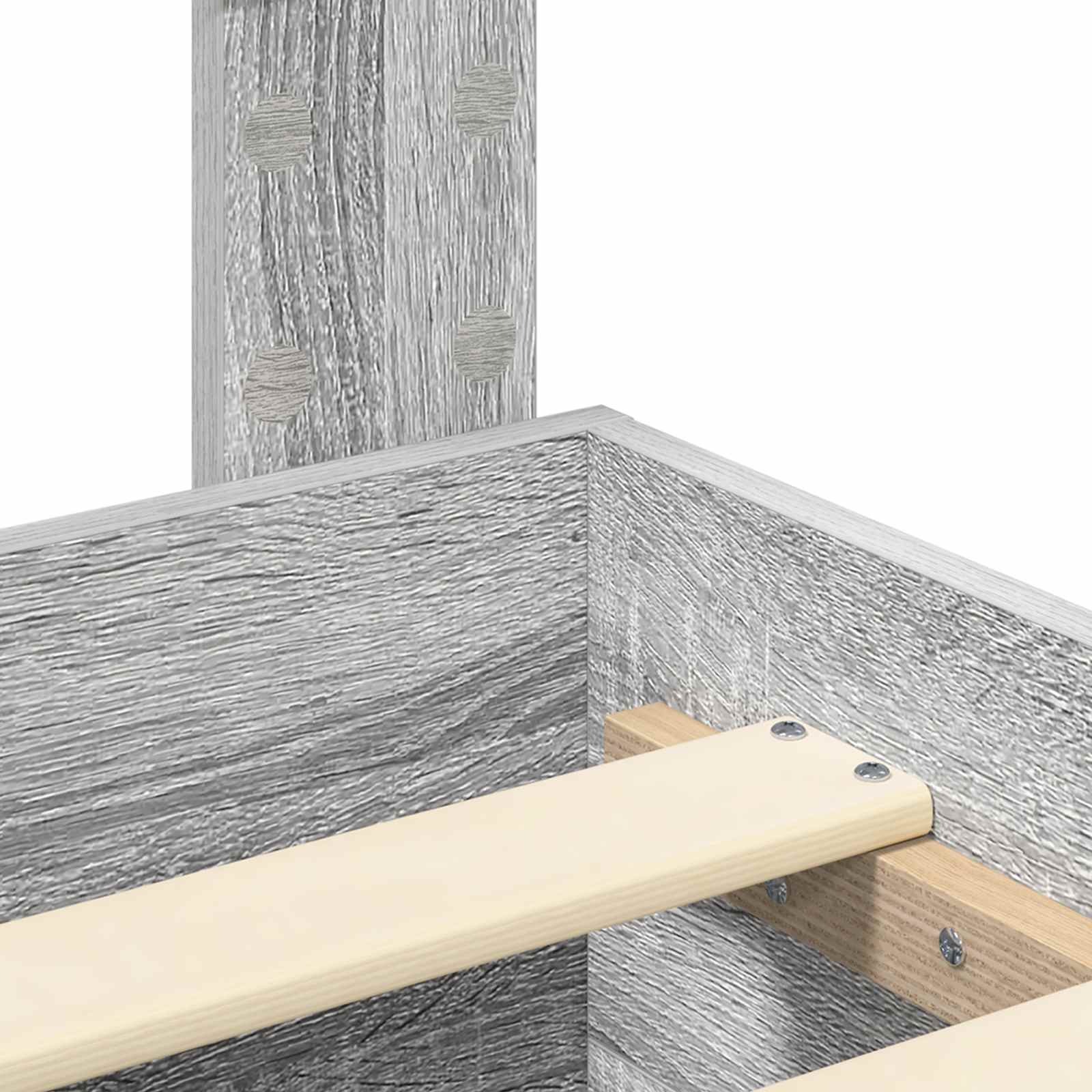 Σκελετός Κρεβατιού με κεφαλάρι Γκρίζο Σονομα 120 x 190 cm