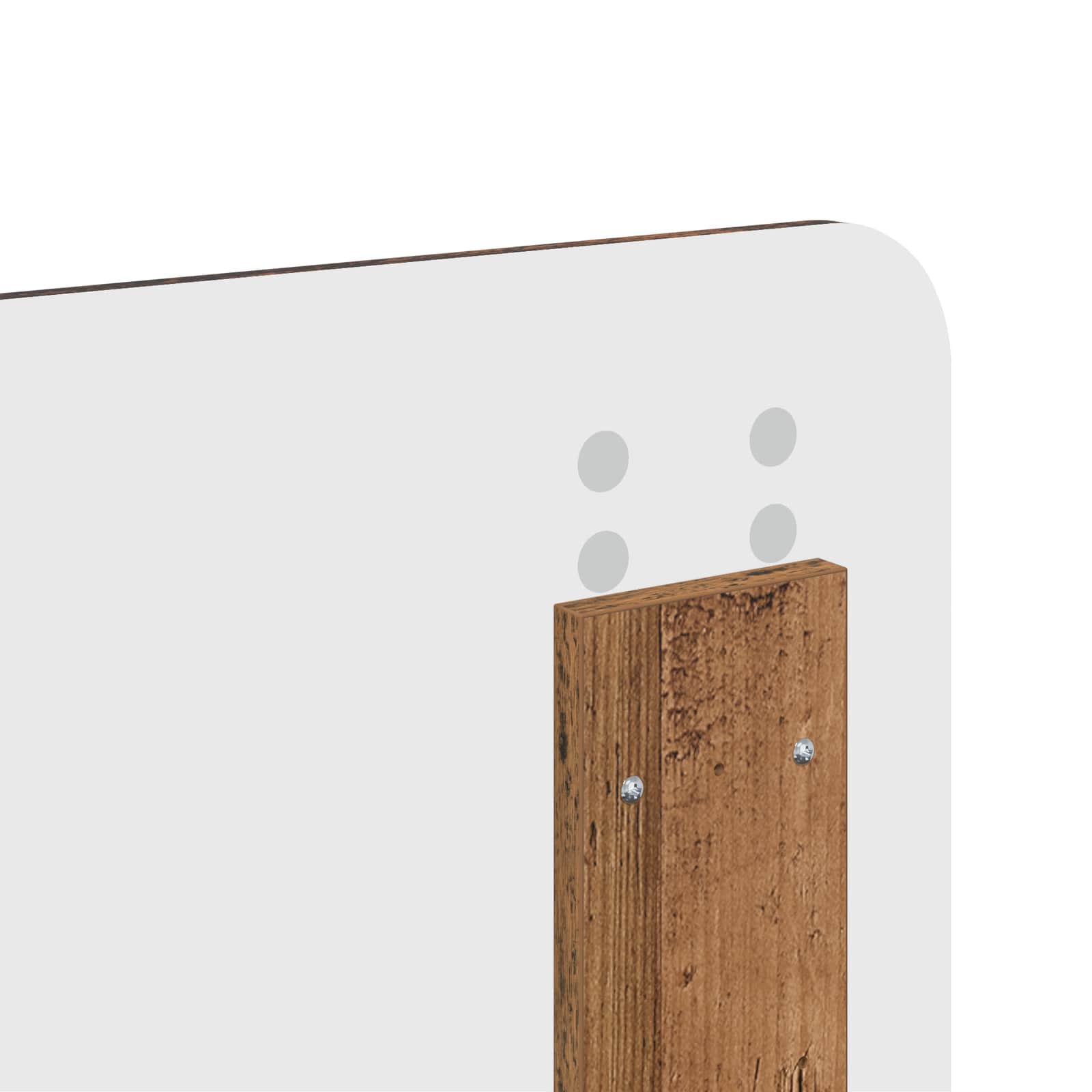 Σκελετός Κρεβατιού Παλιό ξύλο 120 x 190 cm Επεξεργασμένο ξύλο