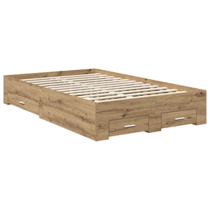 Σκελετός Κρεβατιού Artisan Oak 120 x 190 cm Επεξεργασμένο ξύλο - Pakobazaar
