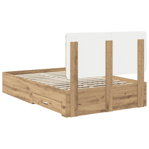 Σκελετός Κρεβατιού Artisan Oak 120 x 190 cm Επεξεργασμένο ξύλο - Pakobazaar