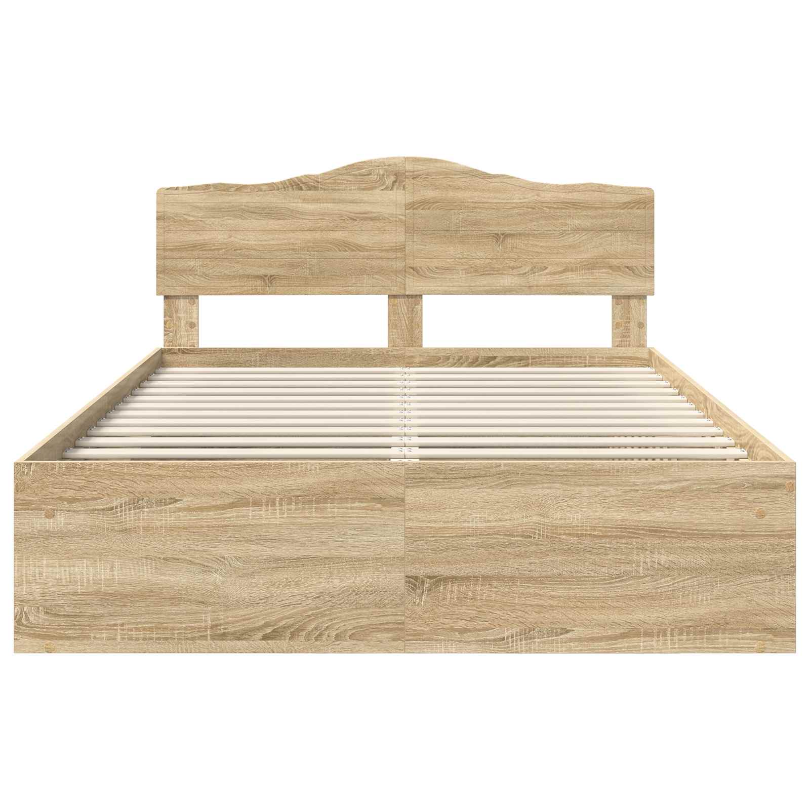 Σκελετός Κρεβατιού με κεφαλάρι Δρύς Sonoma 150 x 200 cm