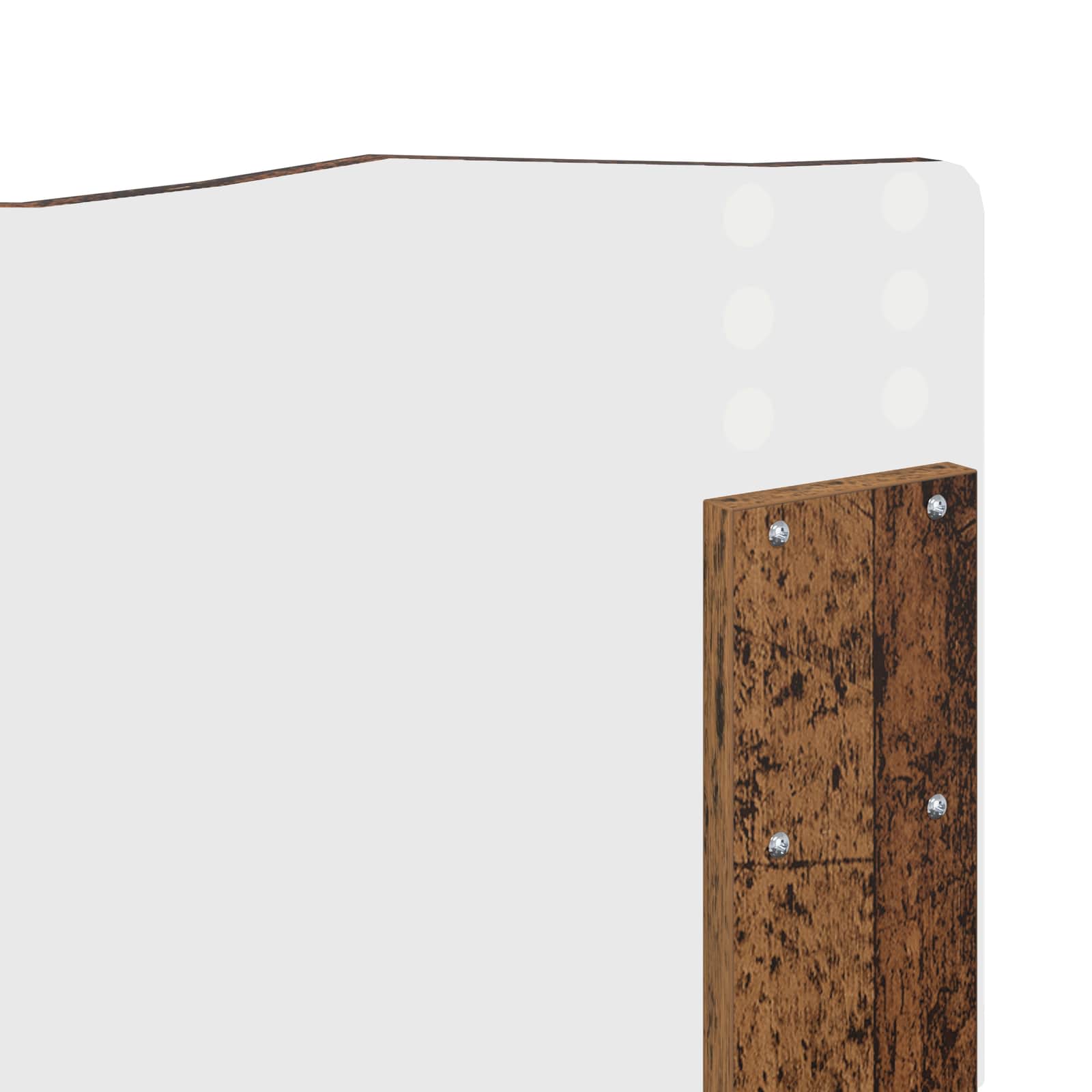 Σκελετός Κρεβατιού Παλιό ξύλο 150 x 200 cm Στερεά ξυλεία πεύκου