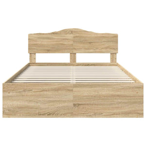 Σκελετός Κρεβατιού Σονόμα 140 x 190 cm Στερεά ξυλεία πεύκου