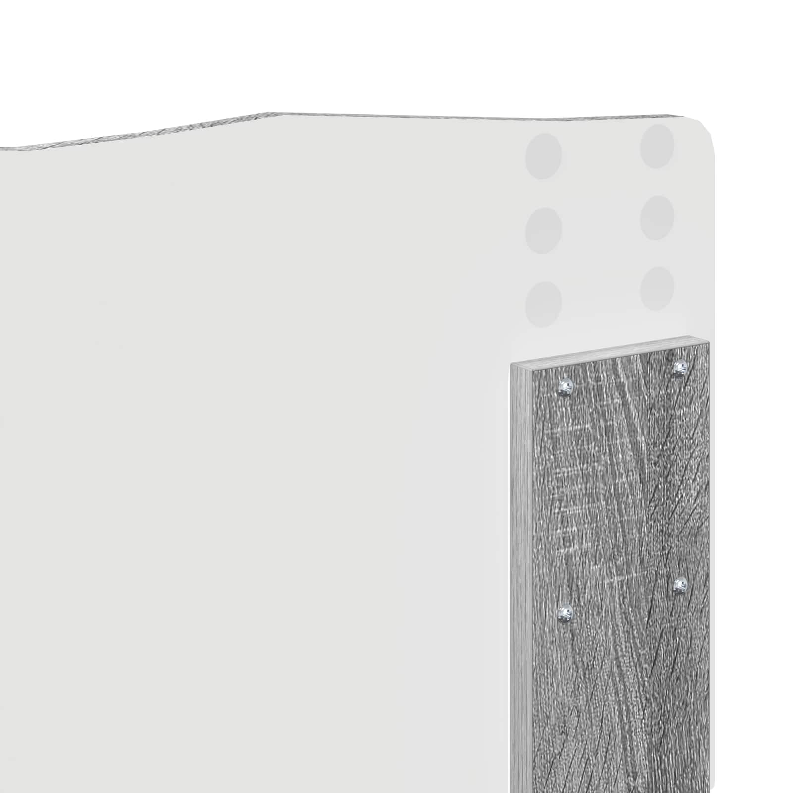 Σκελετός Κρεβατιού με κεφαλάρι Γκρίζο Σονομα 140 x 190 cm