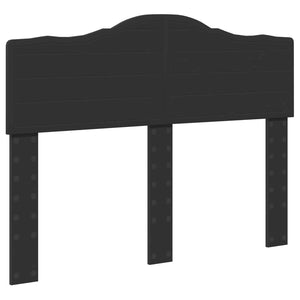 Σκελετός Κρεβατιού Μαύρο 135 x 190 cm Στερεά ξυλεία πεύκου