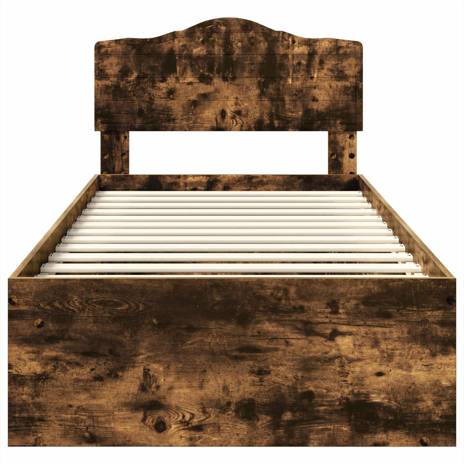 Σκελετός Κρεβατιού με κεφαλάρι Καπνιστό Δρύς 90 x 200 cm