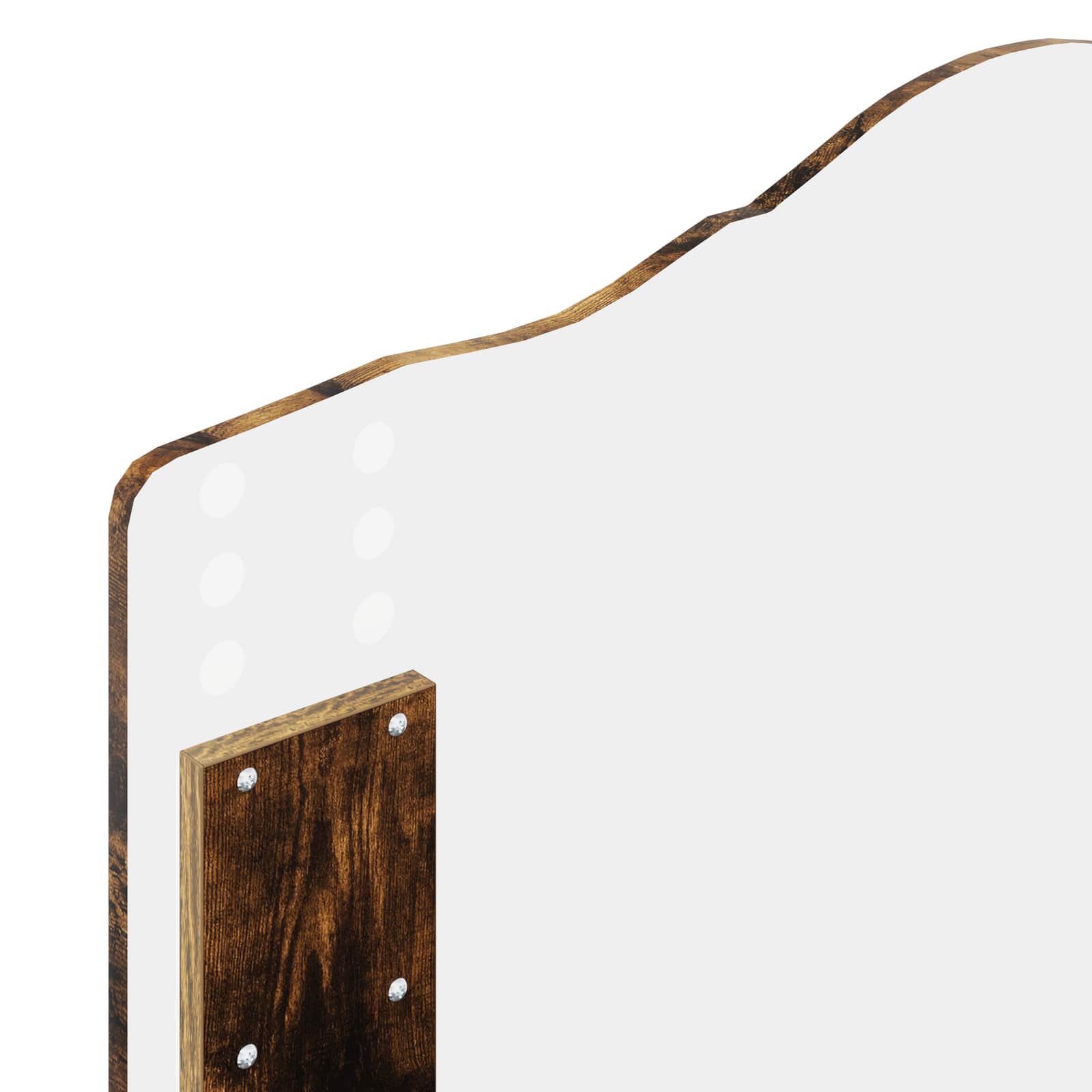 Σκελετός Κρεβατιού με κεφαλάρι Καπνιστό Δρύς 75 x 190 cm