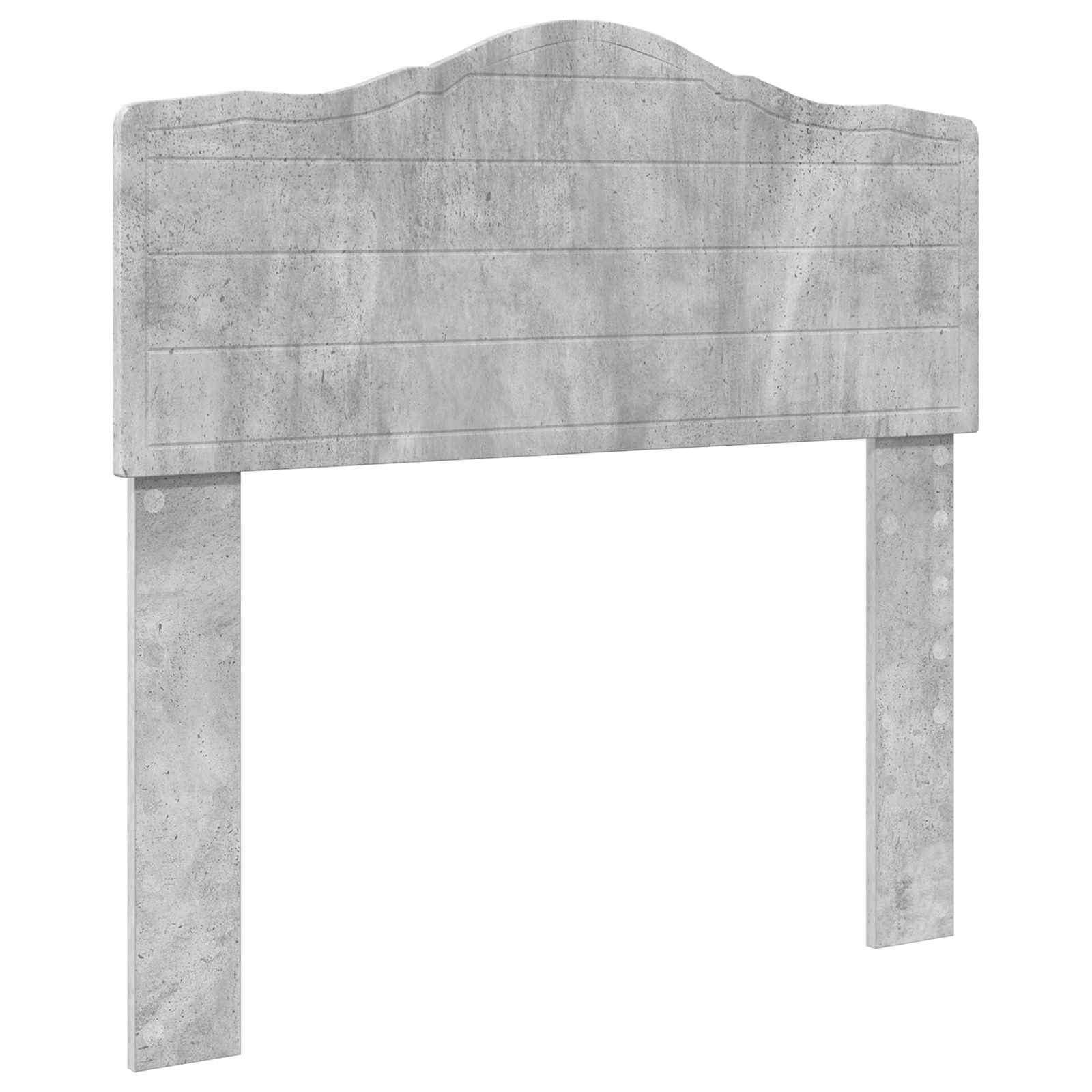 Σκελετός Κρεβατιού Σκυρόδεμα Γκρι 90 x 200 cm Μηχανήματος Ξύλο