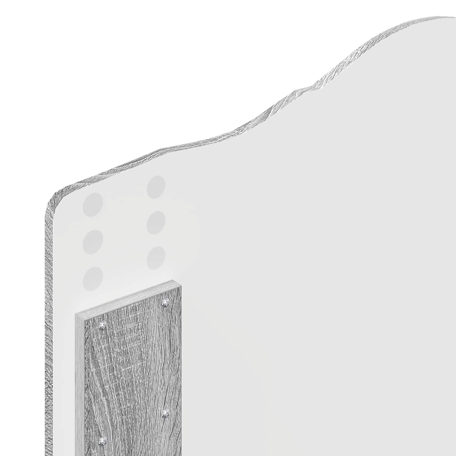 Σκελετός Κρεβατιού Γκρίζο Σονομα 90 x 200 cm Μηχανήματος Ξύλο