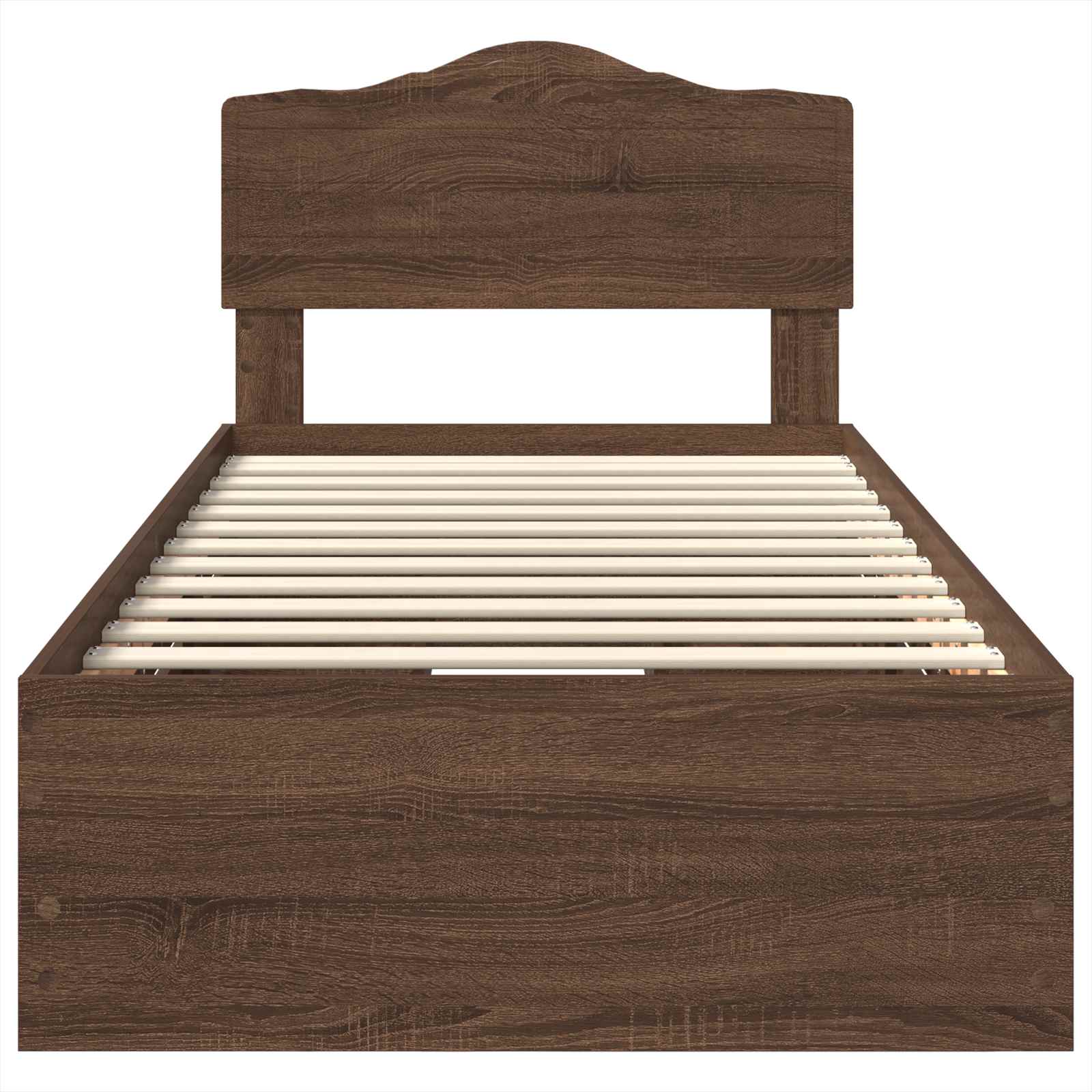 Σκελετός Κρεβατιού Καφέ δρυς 90 x 190 cm Μηχανήματος Ξύλο