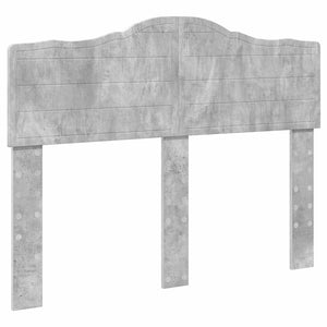 Κρεβάτι Αποθήκης Σκυρόδεμα Γκρι 135 x 190 cm Επεξεργασμένο Ξύλο