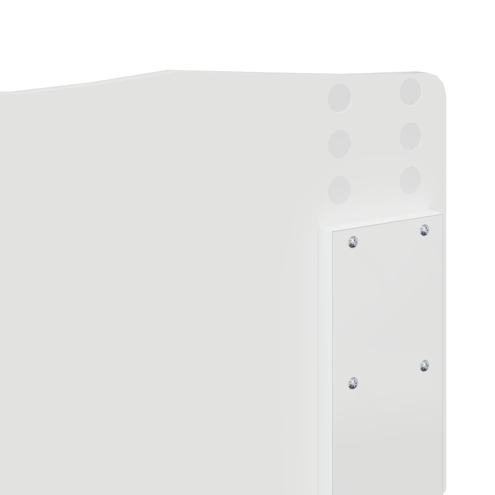 Σκελετός Κρεβατιού Λευκό 150 x 200 cm Επεξεργασμένο ξύλο